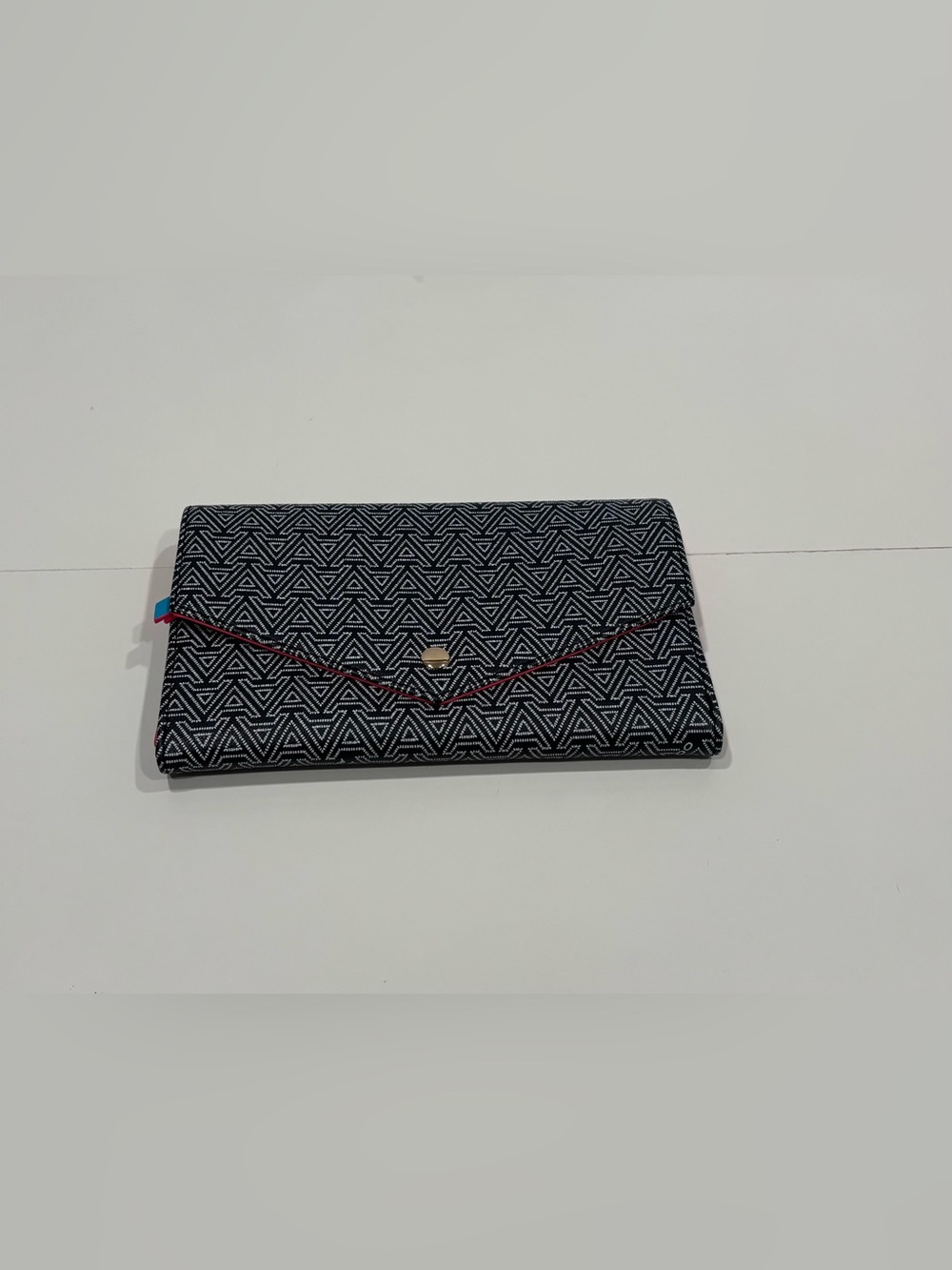Aldo Black and White‎ Geometric Envelope Clutch